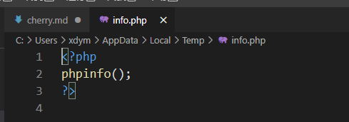 phpinfo